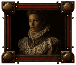 Lady in period clothing